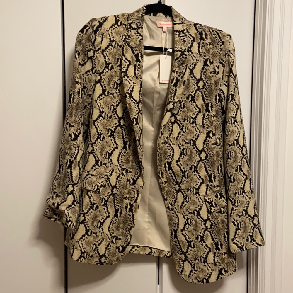 Snakeskin Blazer